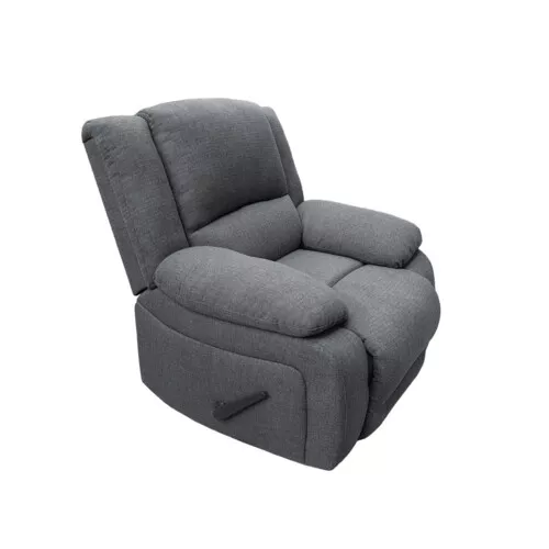 Happy Home Happy Home XXL-Relaxsessel mit verstellbarer Rückenlehne HSP93-GRA grau