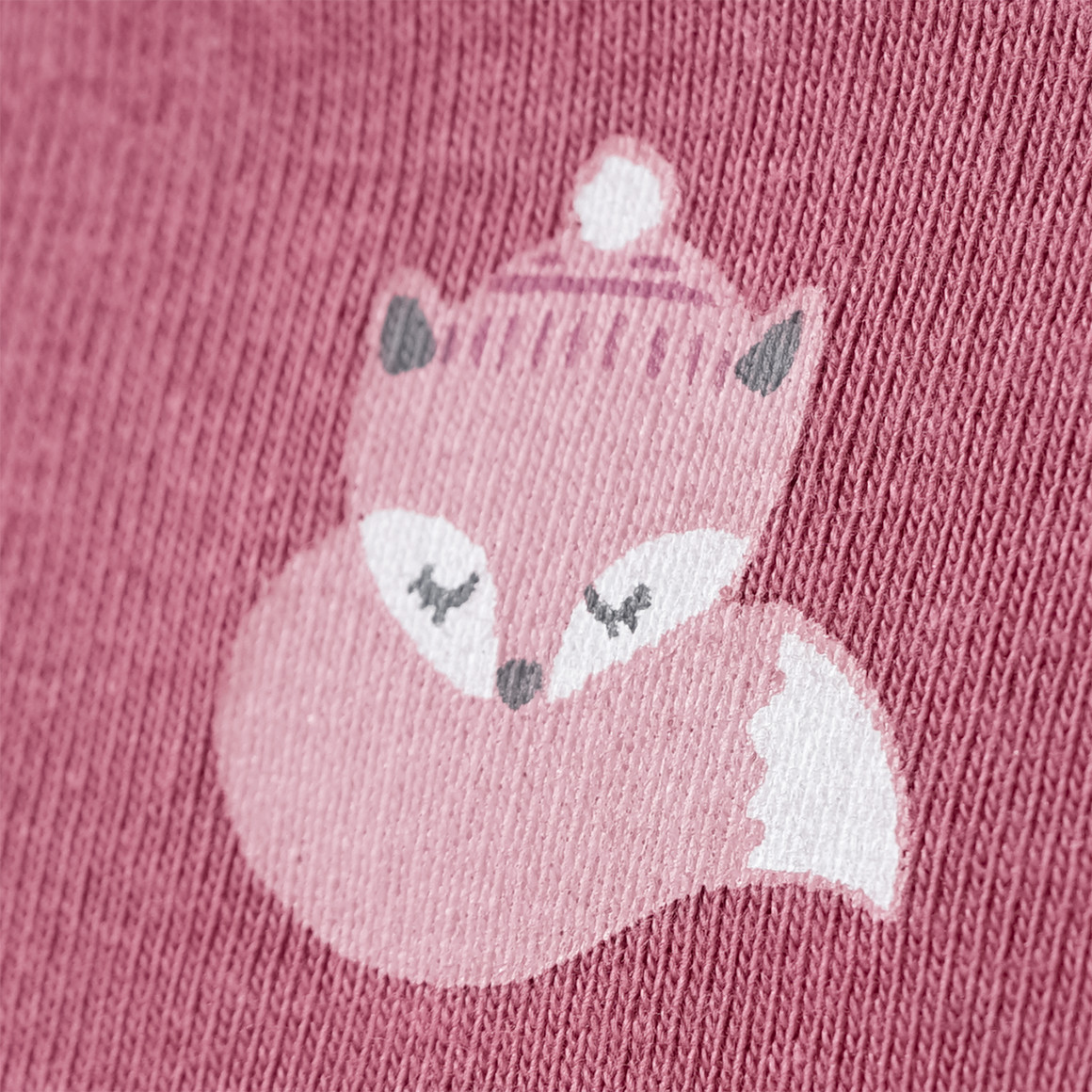 2 Baby Langarmbodys mit Fuchs-Motiv