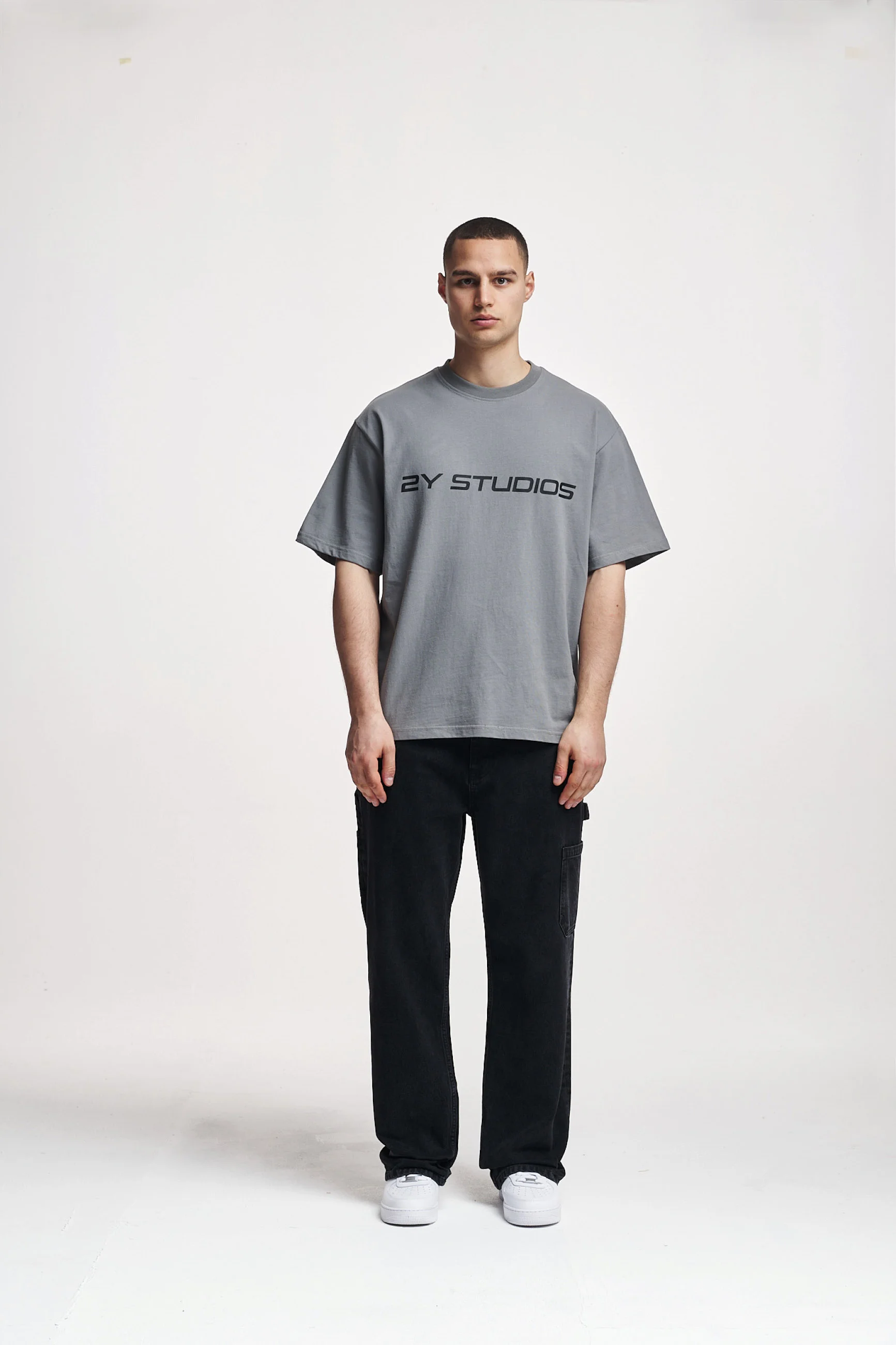 2Y Studios ELADAN WORKER BAGGY - Vaqueros holgados