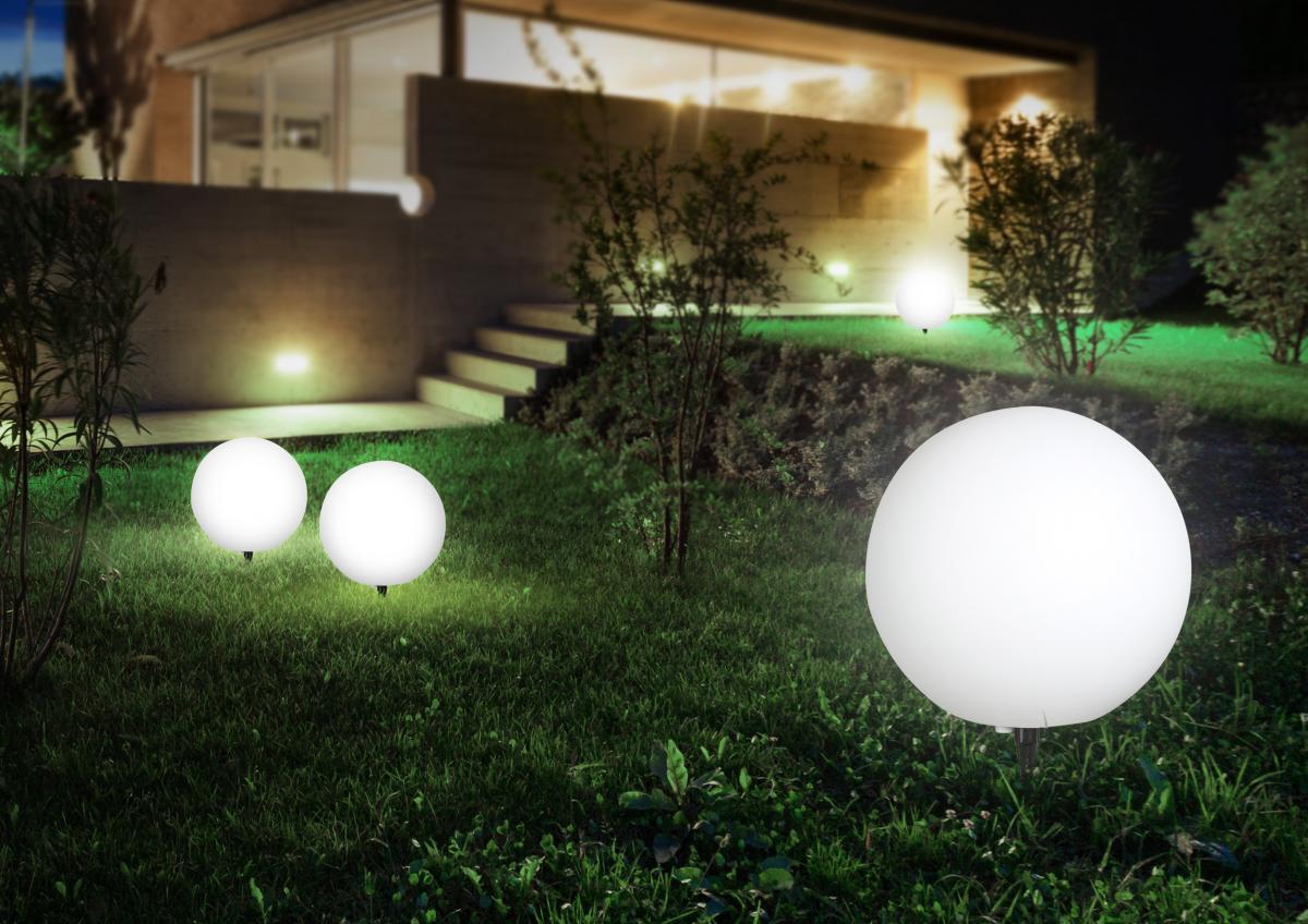 Globo Lighting - TOULA - Außenleuchte Kunststoff weiß, 1x E27