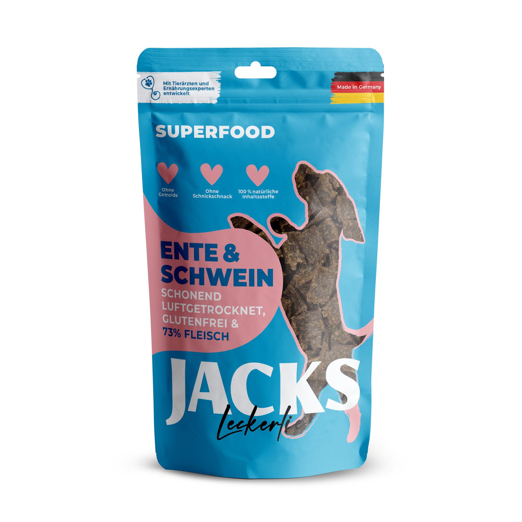 JACKS Snacks JACKS Splitter Soft Ente & Schwein 90 g