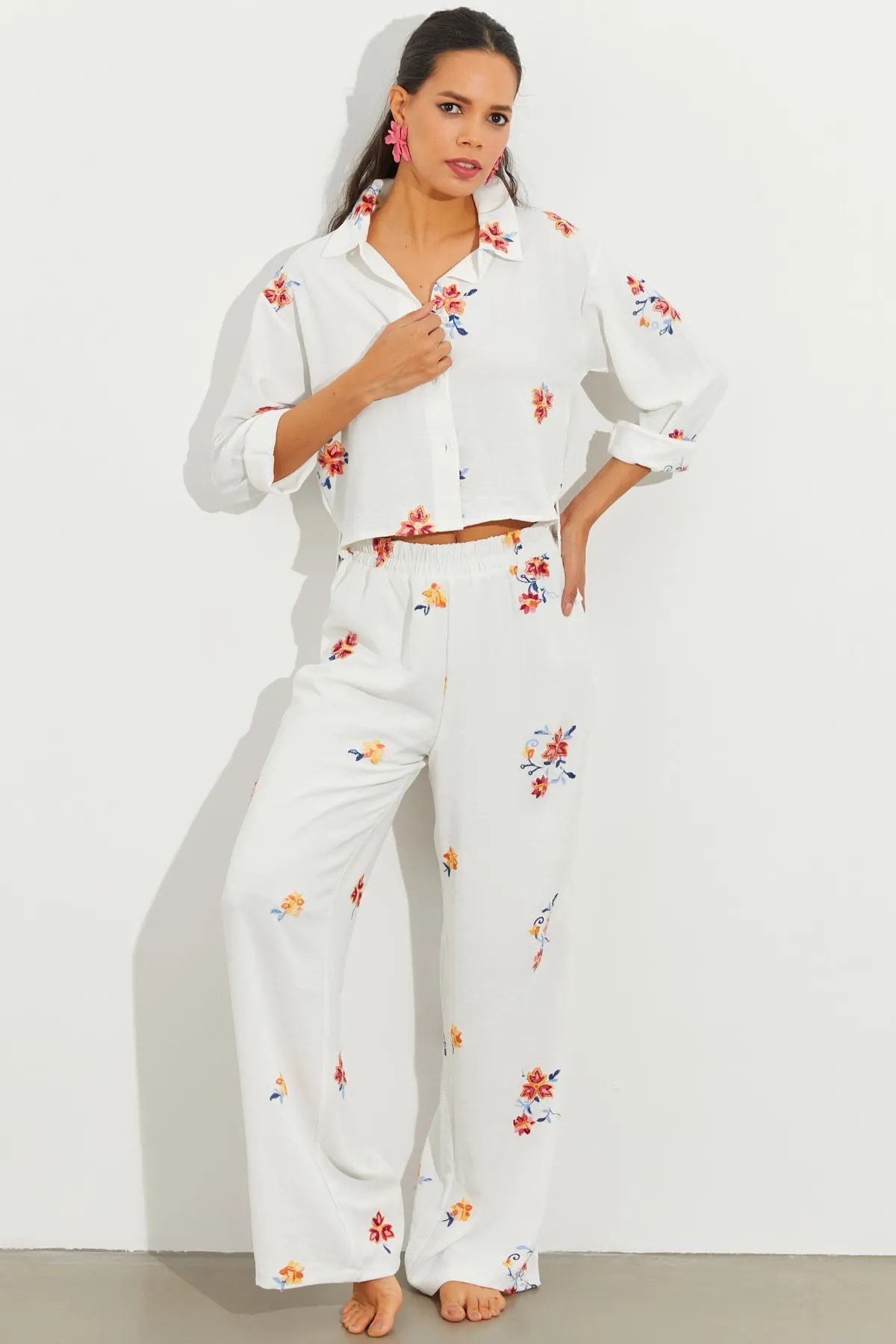 Cool & Sexy  Zweiteiler - Weiß - Regular Fit