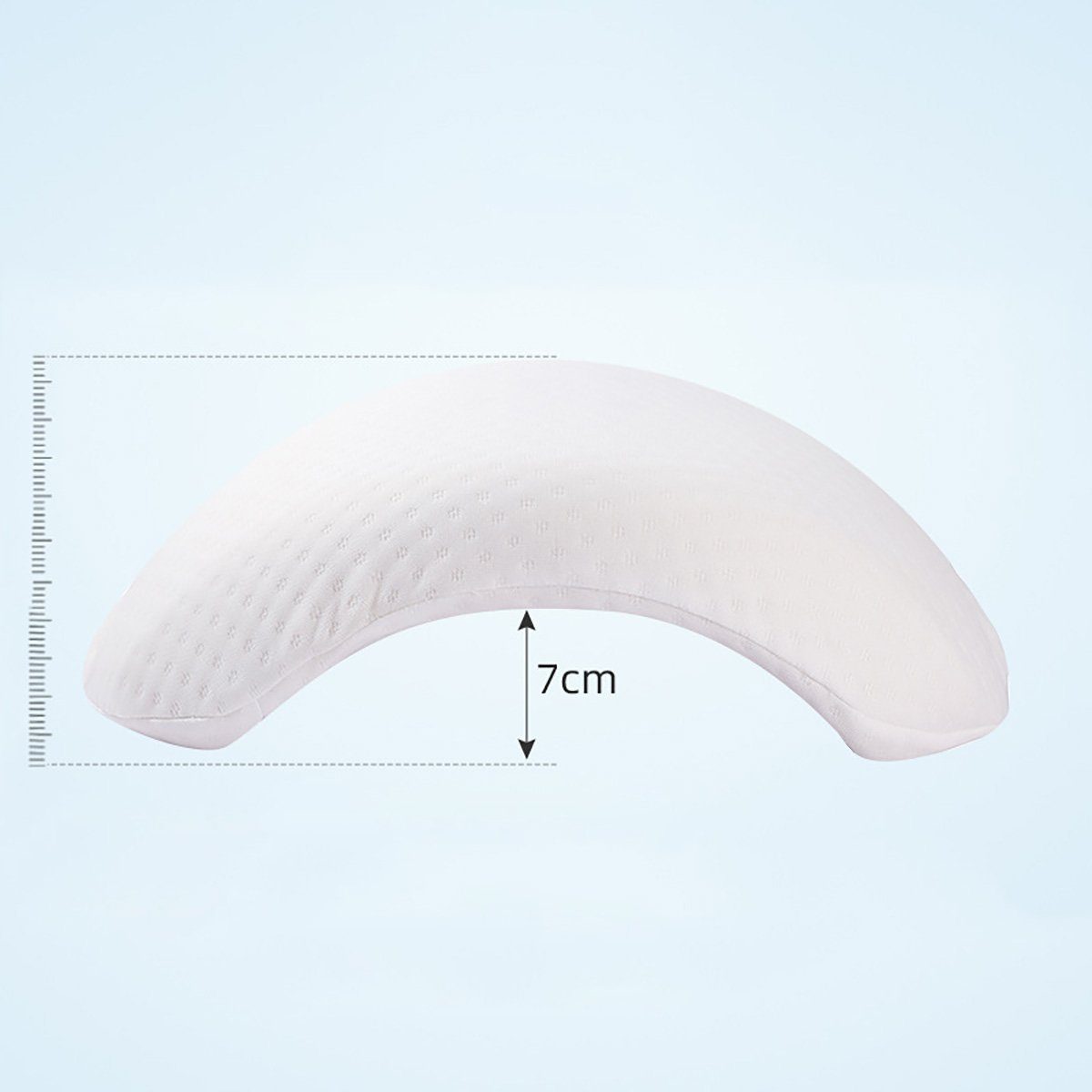 Nackenstützkissen Langsam rückfederndes Memory-Kissen für Paare, X-förmiges Bogen-Kissen, götäzer, Druckfrei, Memory-Schaum, abnehmbar, komfortable Schlafposition