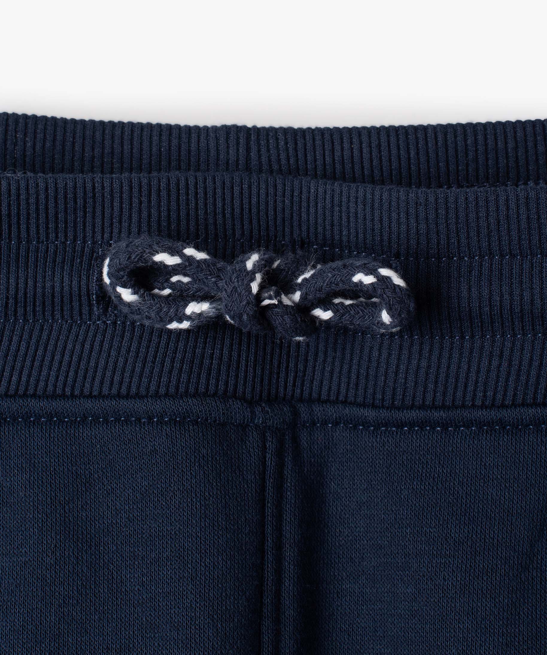 Pantalon de jogging avec intérieur molletonné Garçon marine | GEMO