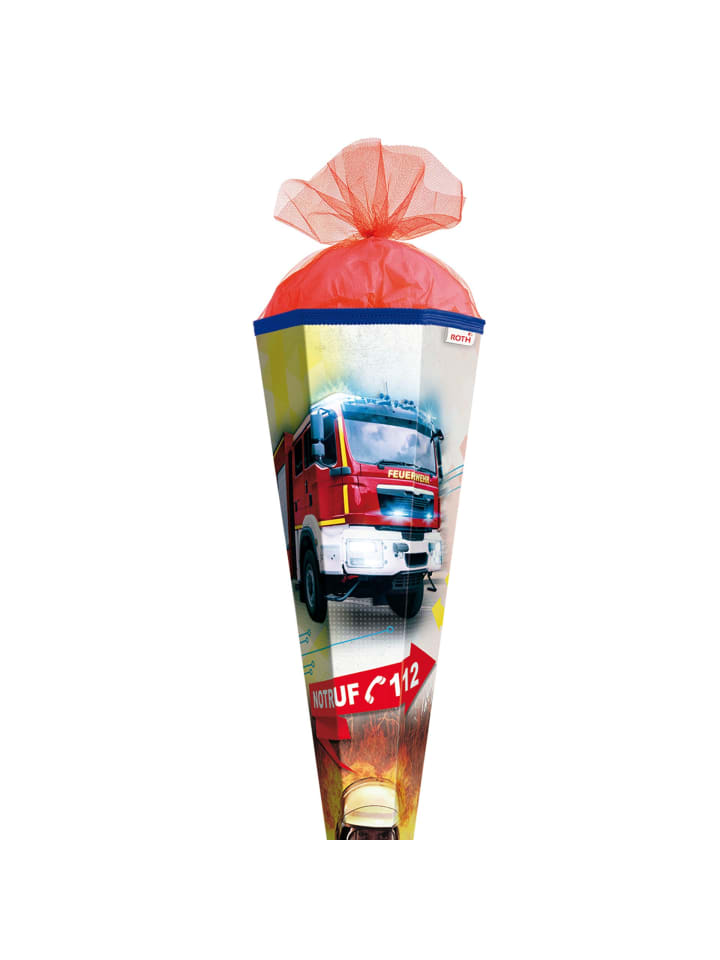 ROTH Schultüte groß Feuerwehr 85 cm in Rot günstig kaufen onesize