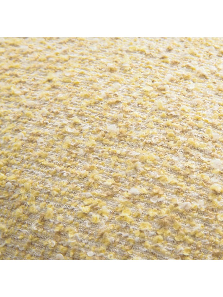 Tom Tailor Zierkissenhülle BOUCLÉ in Gelb günstig kaufen 45 x 45 cm
