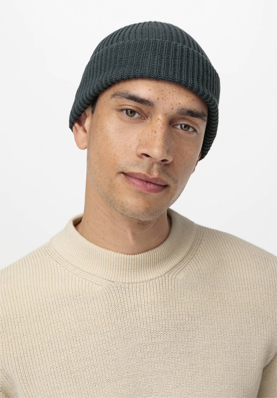Strickmütze aus reiner Bio-Baumwolle