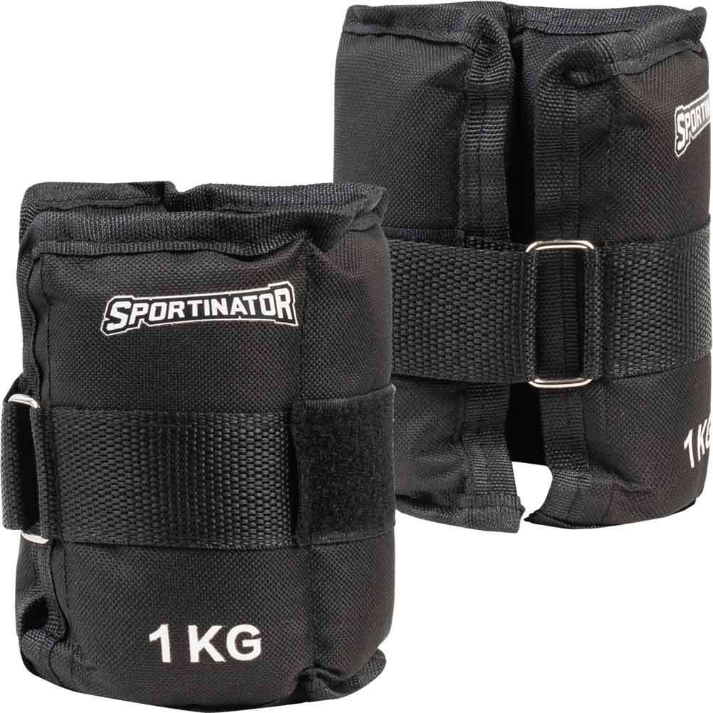 SPORTINATOR Arm- & Bein-Gewichtsmanschetten 1 kg 2 Stück