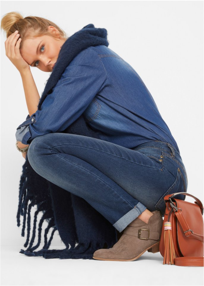 Komfort-Stretch-Jeans, Straight