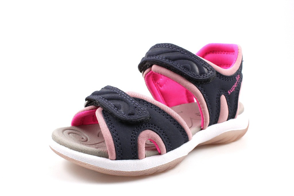 SUPERFIT Mädchen Sandalen blau Sandale Synthetik - SUNNY