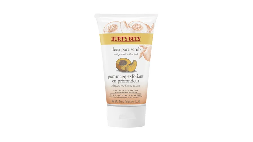 BURT'S BEES  Peach & Willobark Deep Pore Scrub 110 g