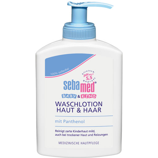 SEBAMED BABY & KIND Waschlotion Haut & Haar  200 ml  Flüssigkeit