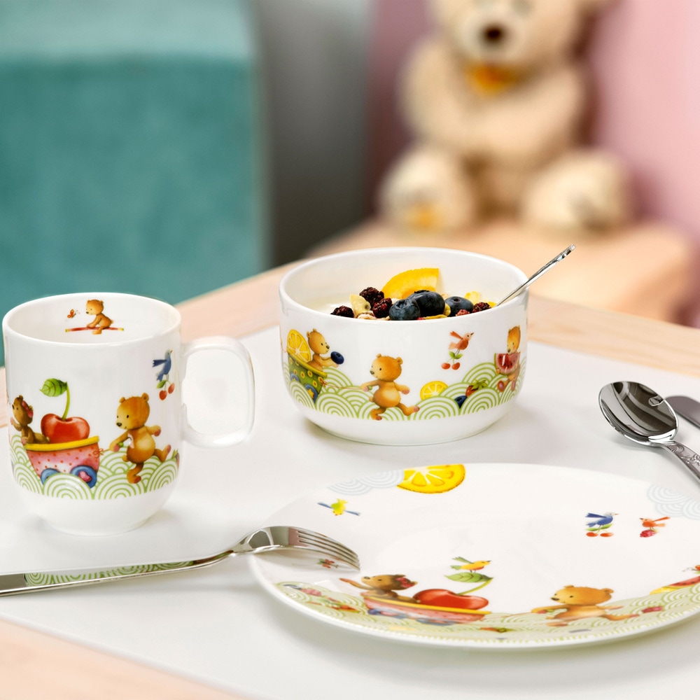 Villeroy & Boch Assiette plate pour enfants Hungry as a Bear Vaisselle pour enfant