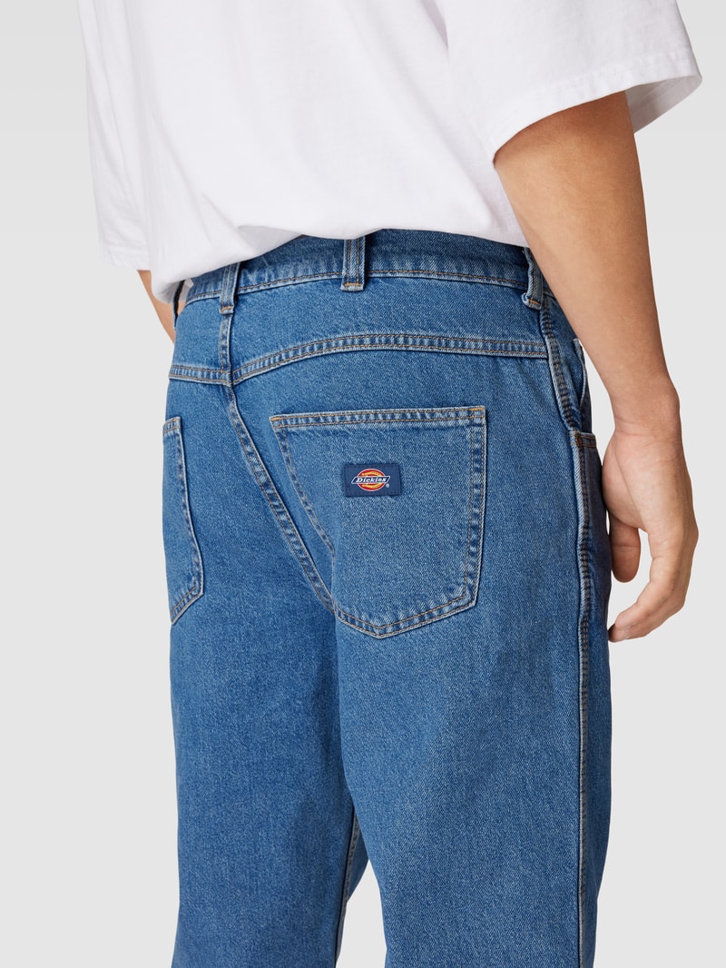 Jeans mit 5-Pocket-Design Modell 'HOUSTON' in jeans
