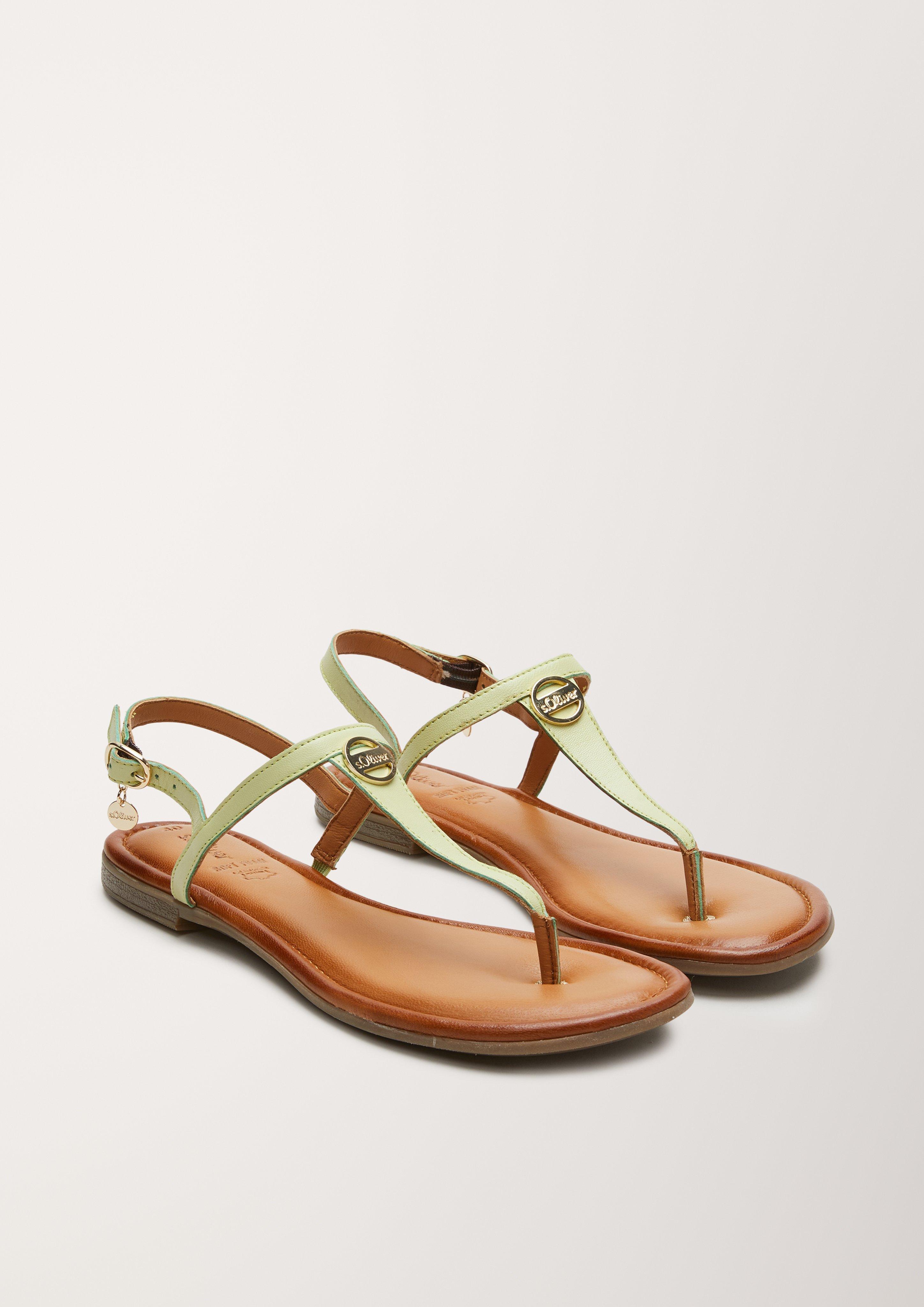 Riemchensandalen aus Leder  6005774-703