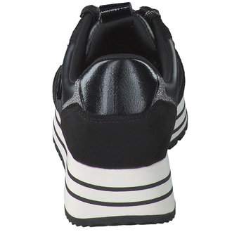 Tamaris Plateau Sneaker in schwarz