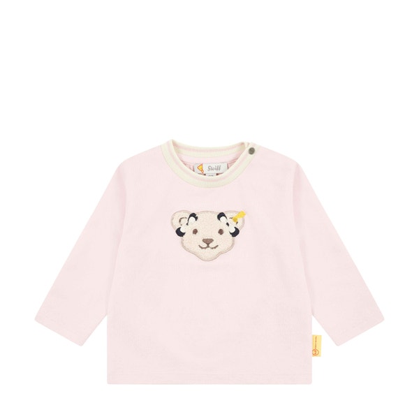 T-Shirt langarm, rosa für Mädchen