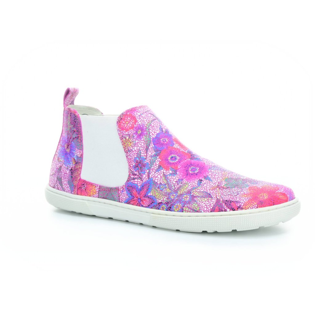 Koel4kids Farin Fantasy Fuchsia Flowers 08L017.001-650 niedrige Chelsea Barfußschuhe