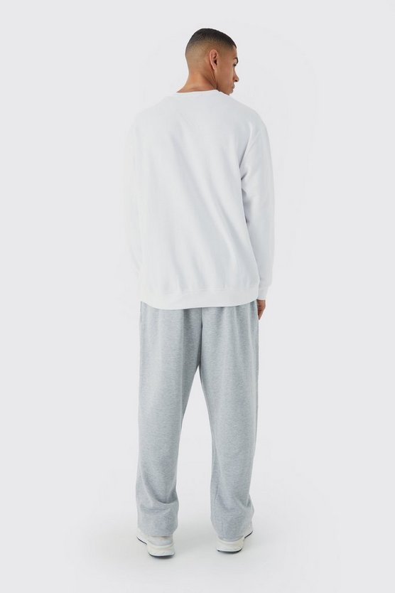 Basic Oversize Rundhals-Sweatshirt