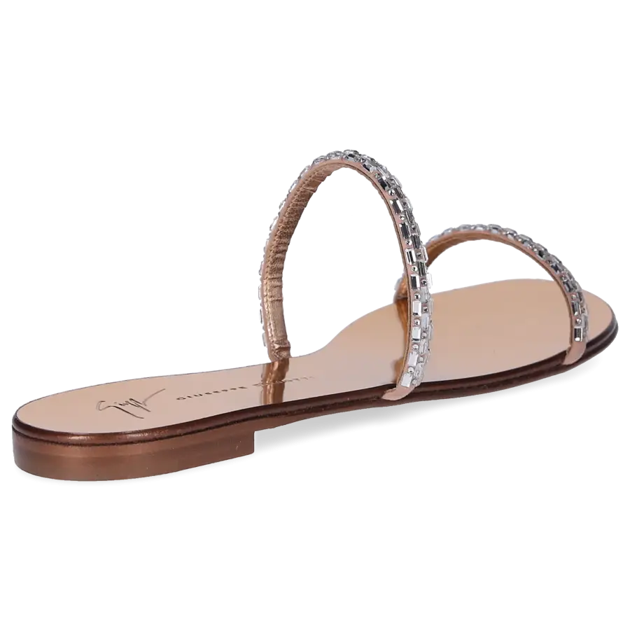 Giuseppe Zanotti - Sandalen ROLL 10 Kalbsleder - beige