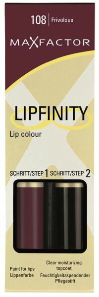 Max Factor Lipfinity 108 Frivolous Flüssiger Lippenstift
