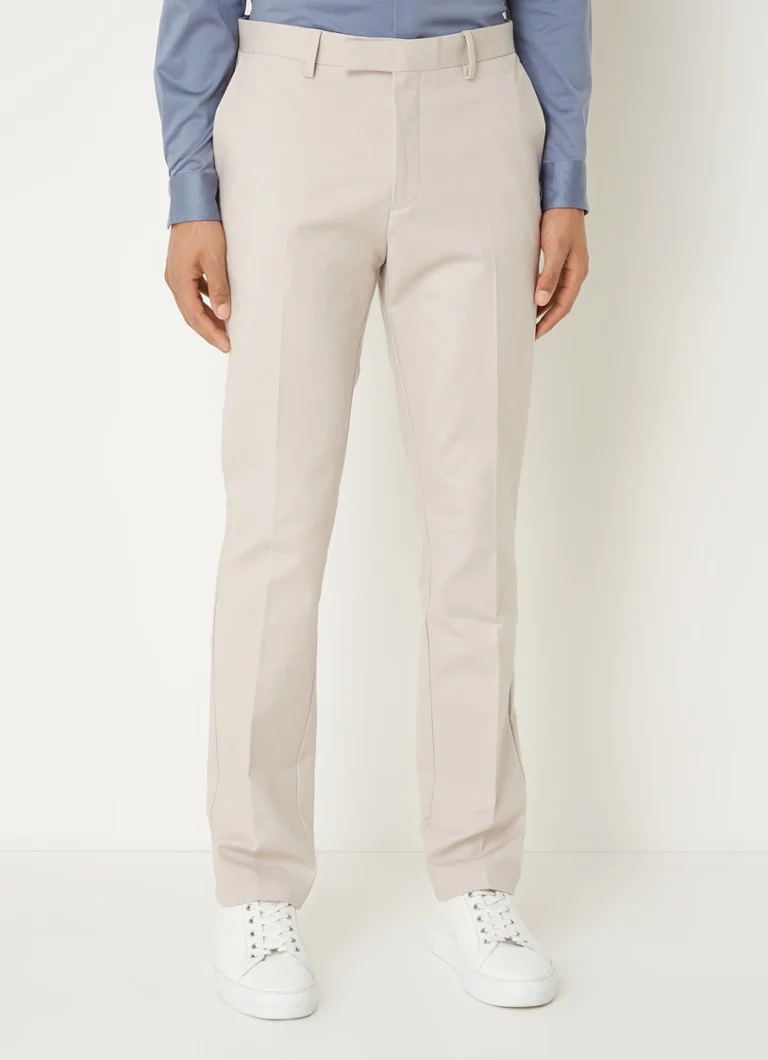 Pantaloni chino Reiss Eastbury Slim Fit cu buzunare laterale