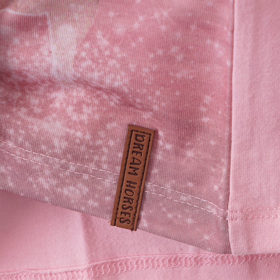 Mädchen Langarmshirt mit Pferde-Print