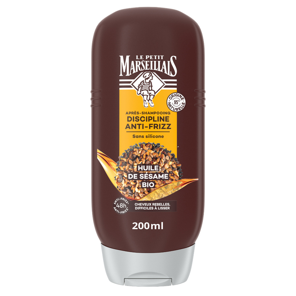 le petit marseillais Après-Shampooing Lissage Souplesse Infusion Calendula Huile de Sésame Bio Après-Shampooing