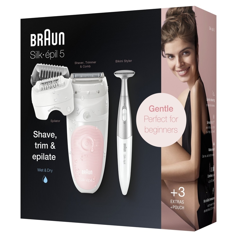 braun Braun Silk-épil 5 5-820 Épilateur Électrique Femme, Épilation Douce Epilateur Electrique