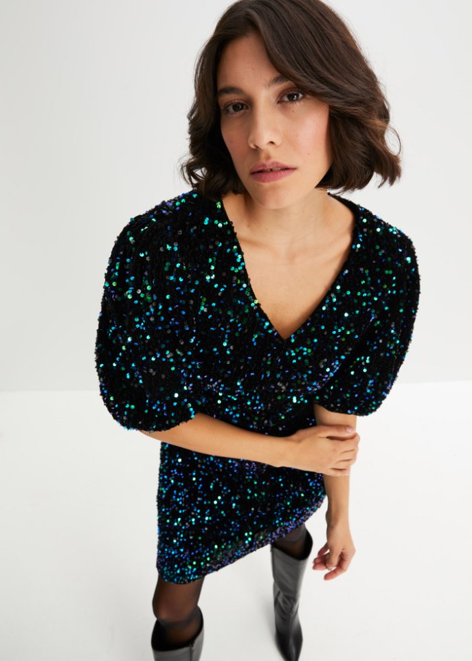 Pailletten-Kleid
