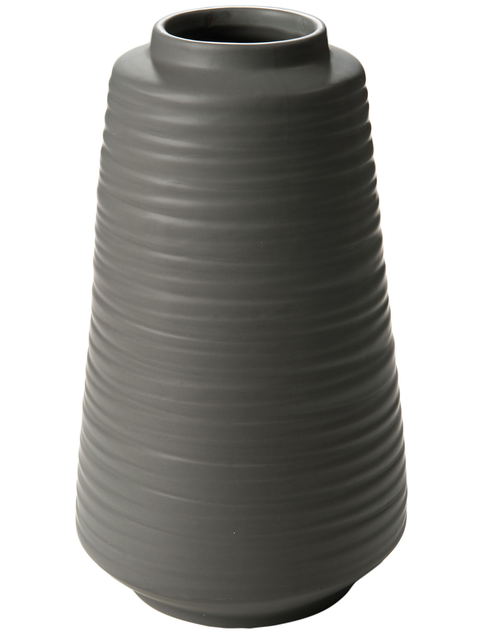 Beijing Deko-Vase, Grau