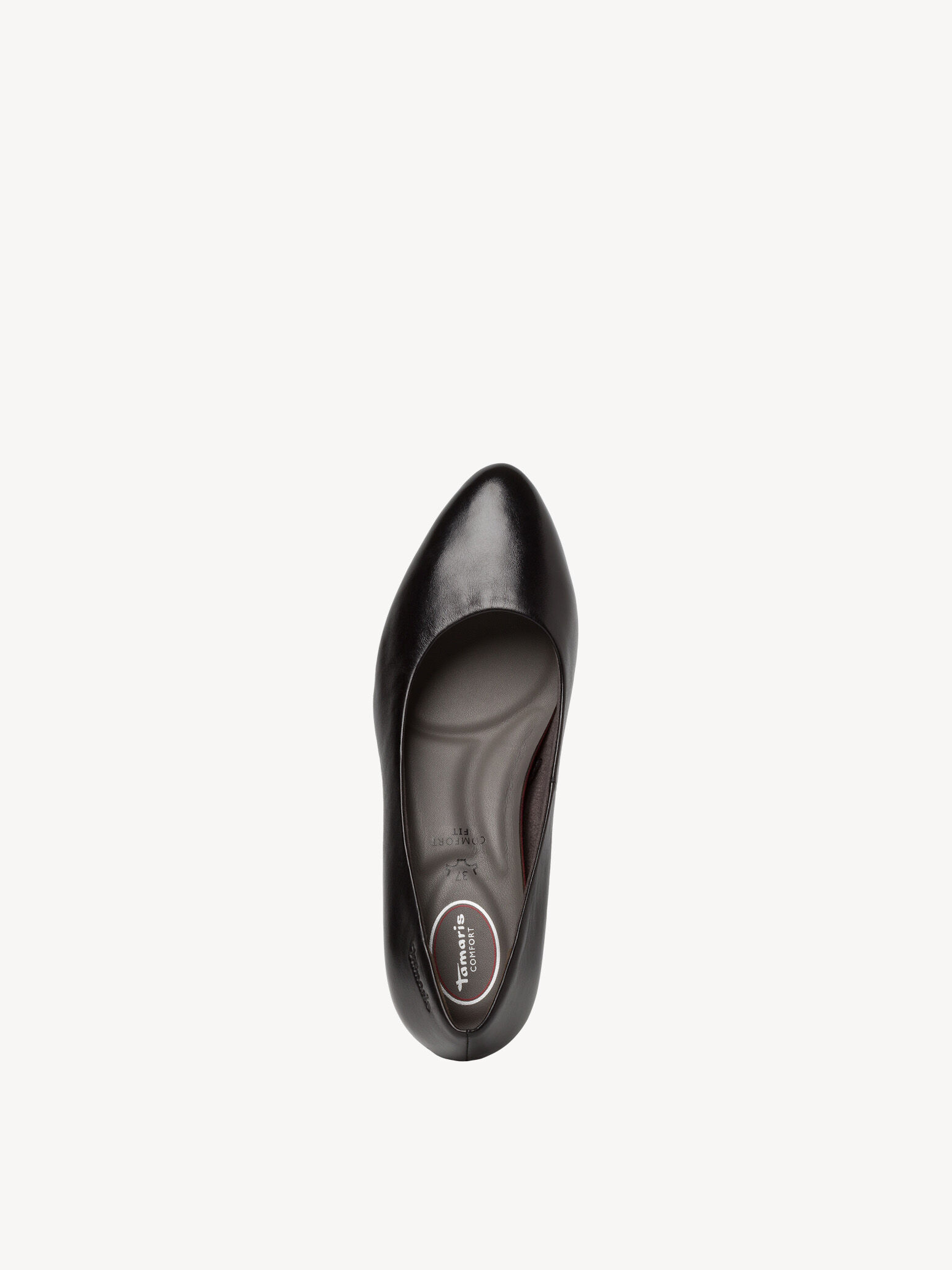 Escarpin en cuir - noir