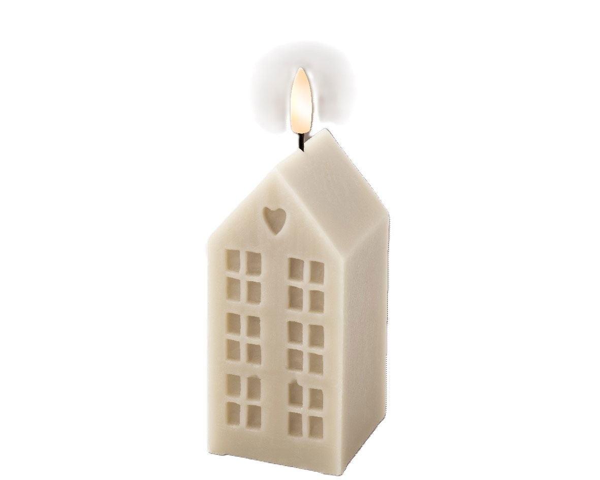 KaemingkLED Haus Wachskerze 14,8cm