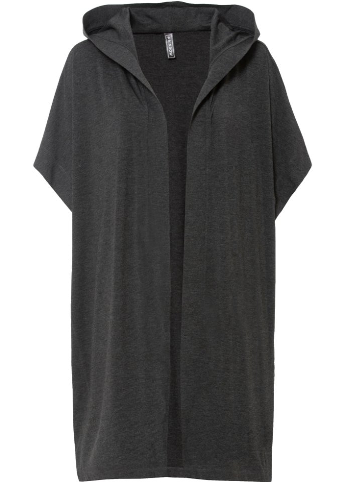 Sweat-Poncho mit Kapuze