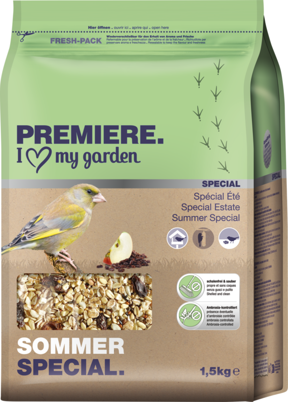 PREMIERE Wildvogelfutter PREMIERE Sommer Special 1,5kg