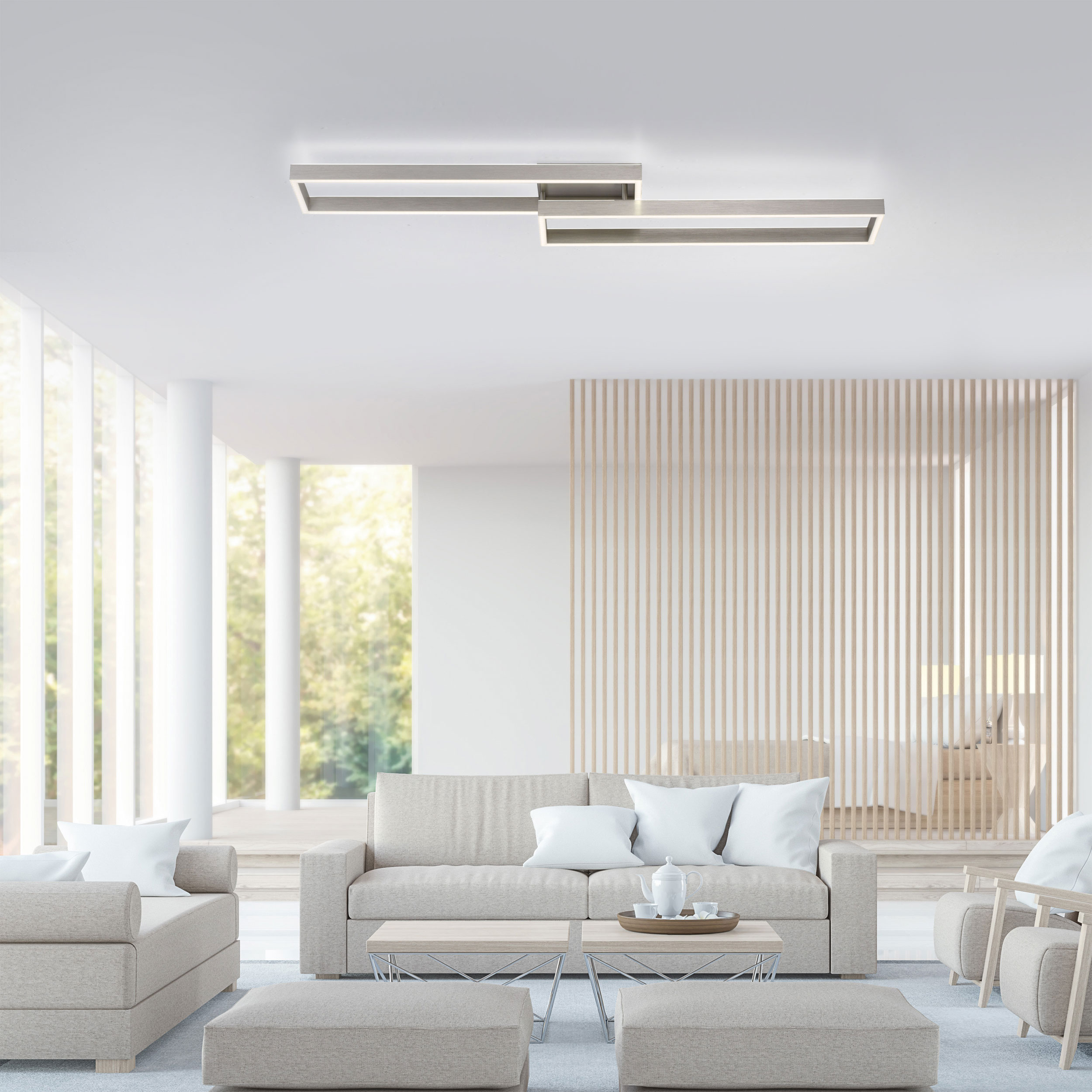 Paul NeuhausLED-Deckenleuchte 2flg