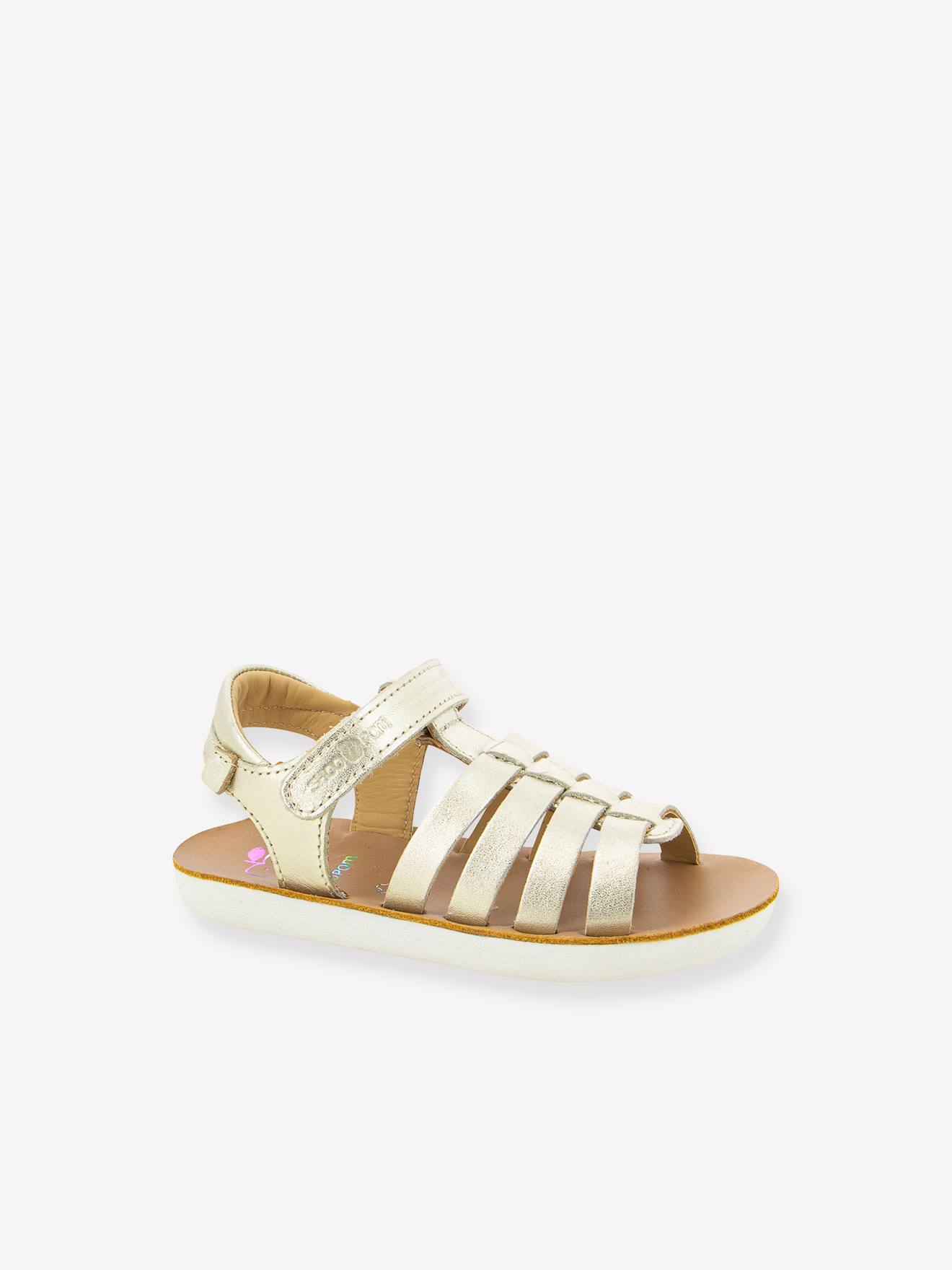 Shoo-Pom Kinder Sandalen GOA MULTI SHOO POM - wollweiß