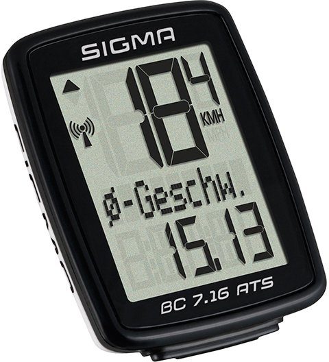 SIGMA SPORT Fahrradcomputer BC 7.16 ATS, kabellos