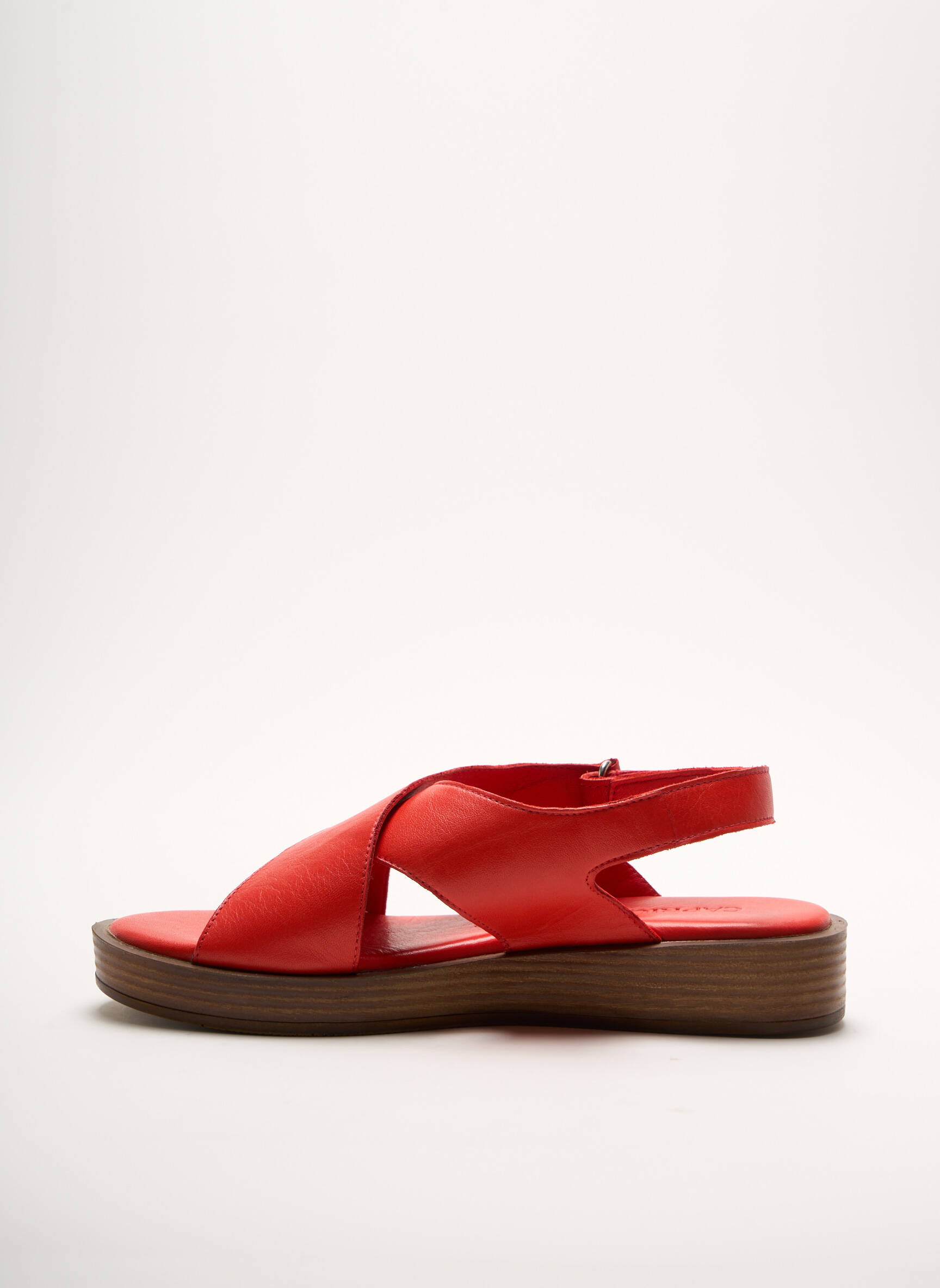 Caprice Sandales Nu Pieds Femme couleur rouge