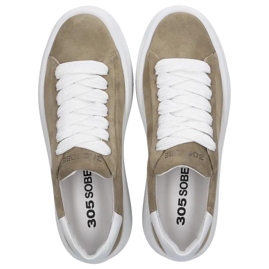 305 SOBE - Sneaker low BOND Veloursleder - grün