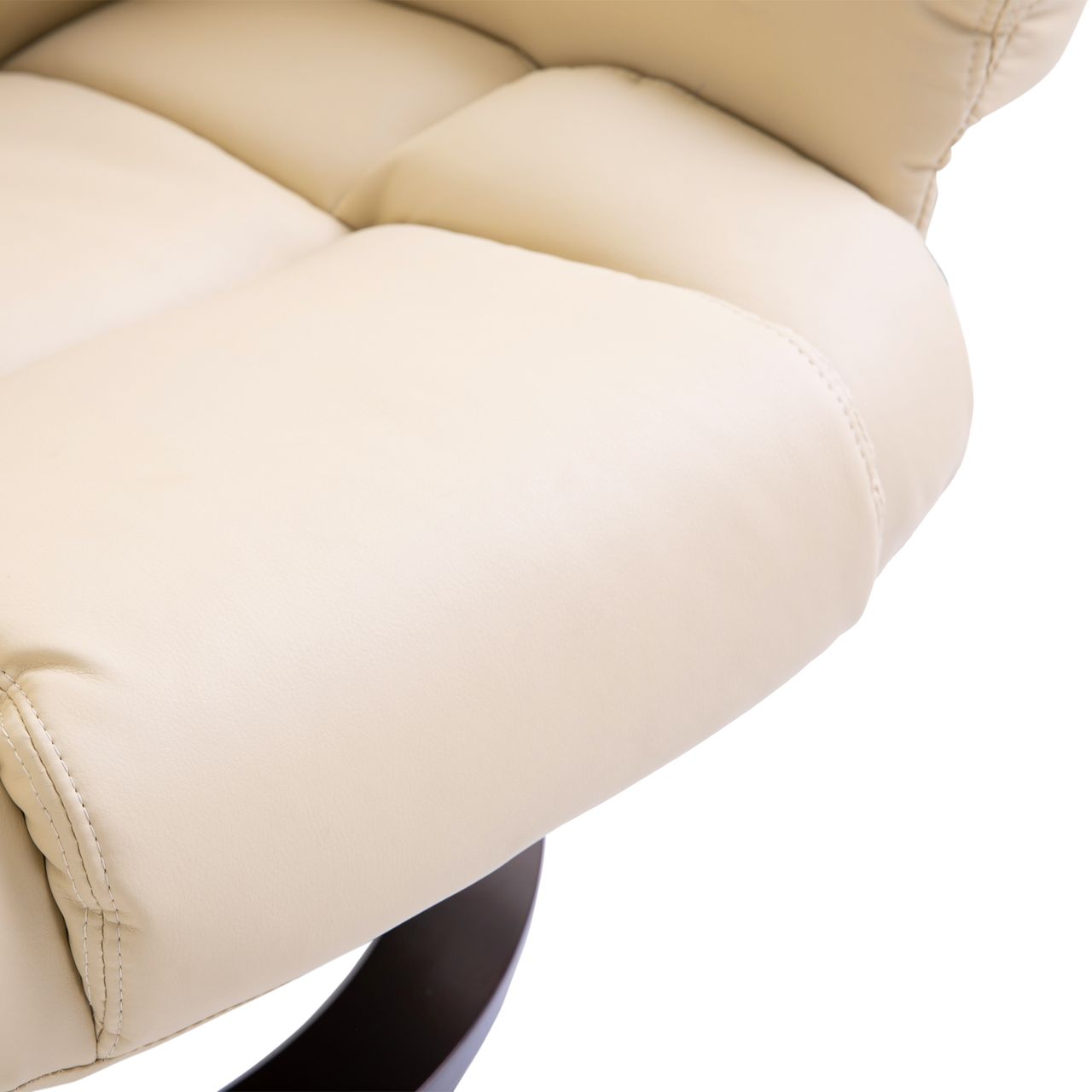 HOMCOM Relaxsessel mit Hocker drehbarer Ruhesessel TV-Sessel mit Liegefunktion
