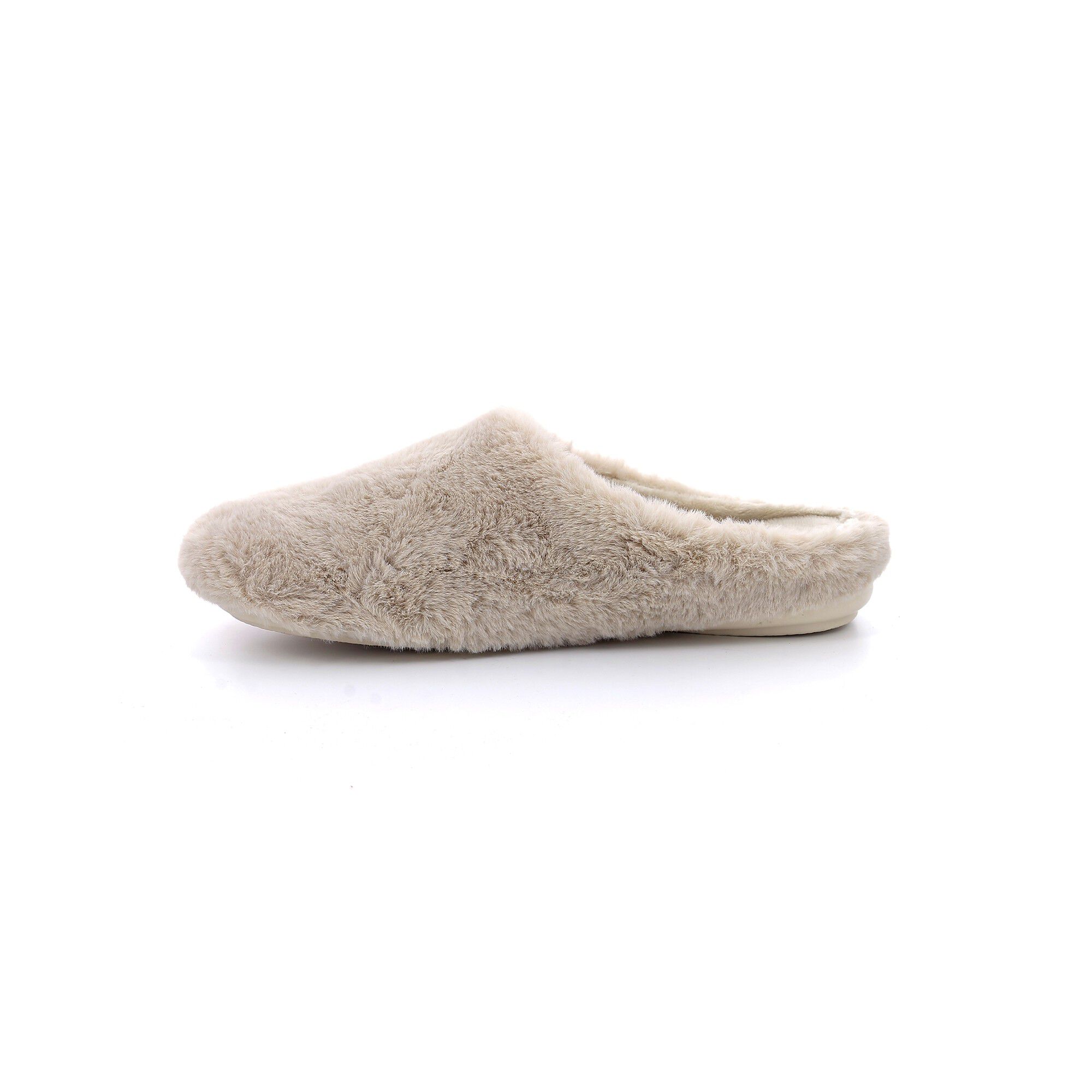 Mules femme en fausse fourrure DIM