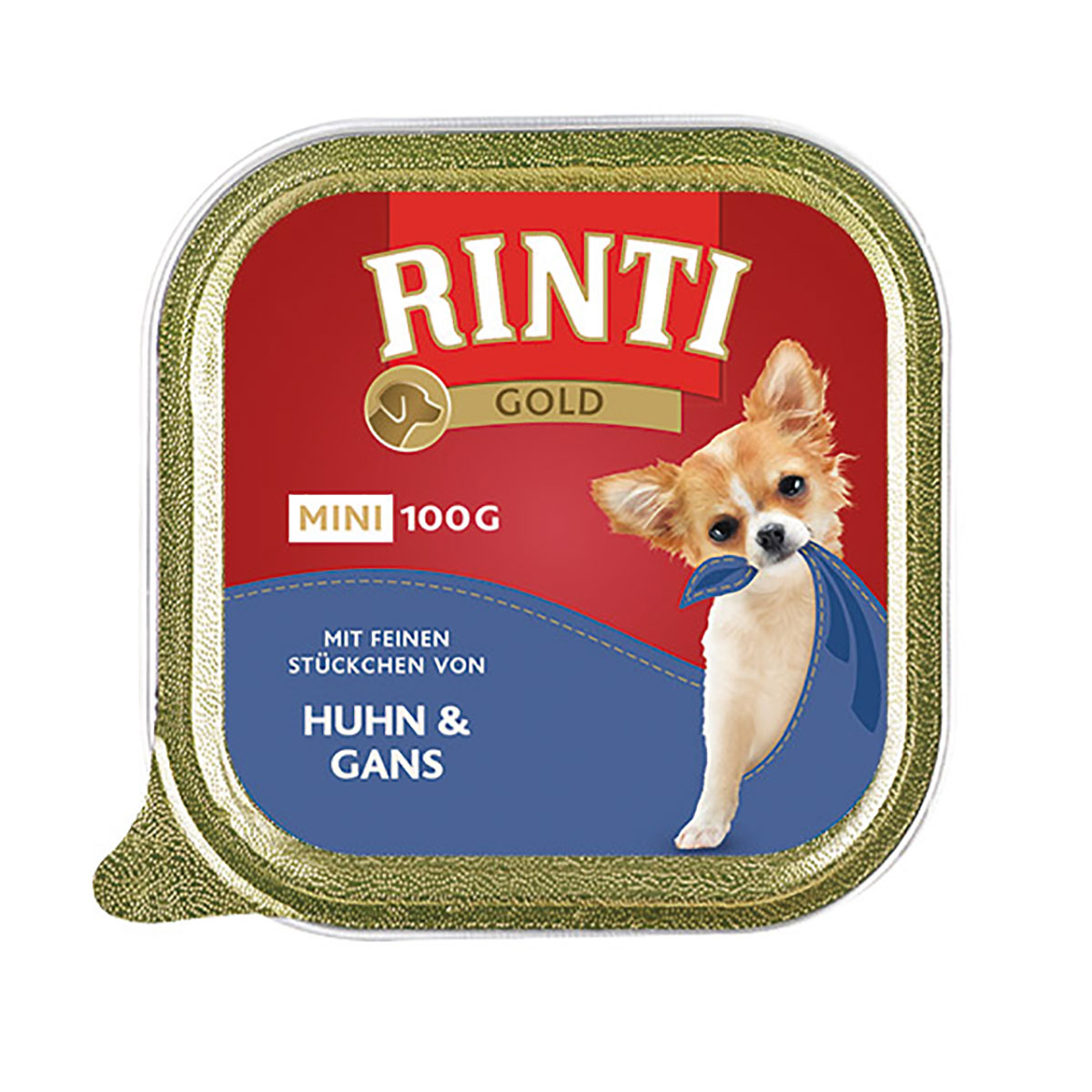 Rinti Gold Mini feine Stückchen von Huhn & Gans bei ZooRoyal
