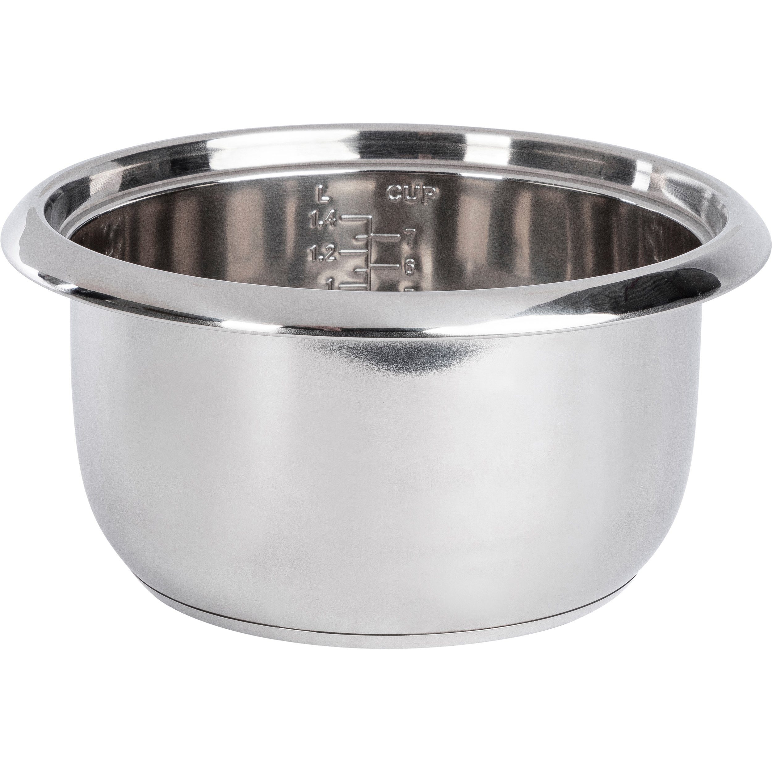 KeMar Kitchenware Reiskocher KRC-200, 500 W, Innentopf aus Edelstahl, Glasdeckel, Bambuslöffel
