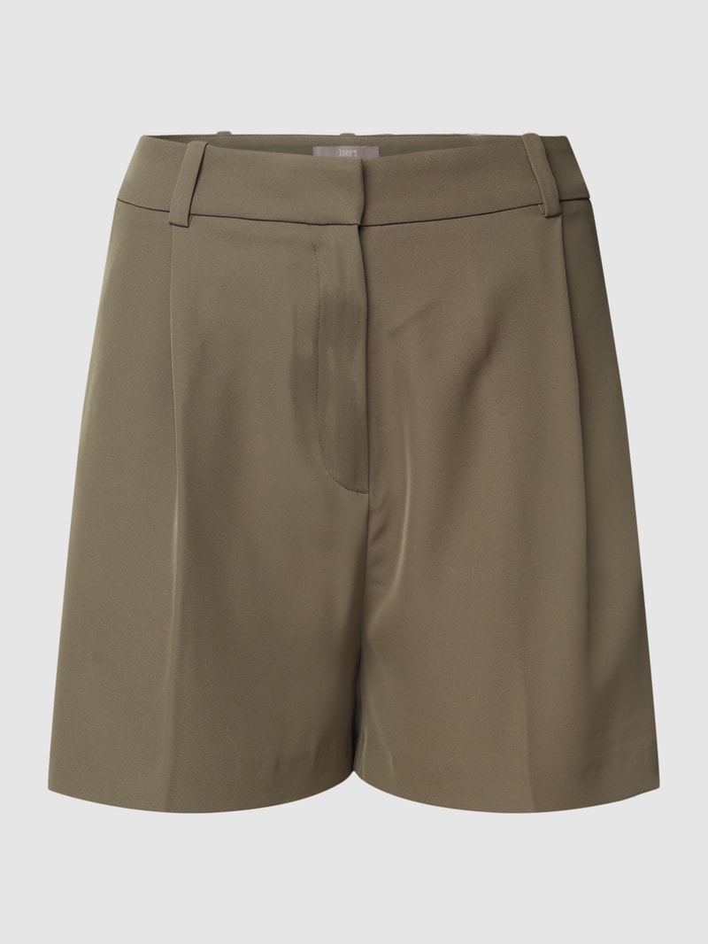 Shorts mit Hakenverschluss in khaki