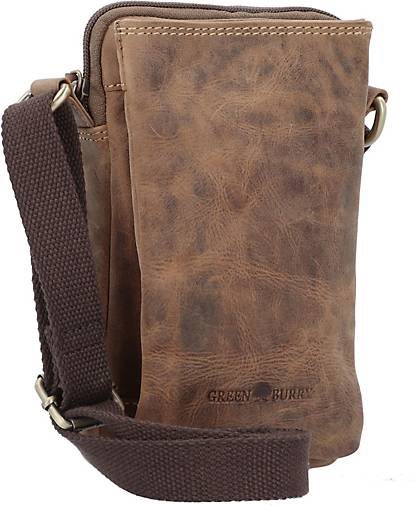 Greenburry Vintage Umhängetasche Leder 12.5 cm