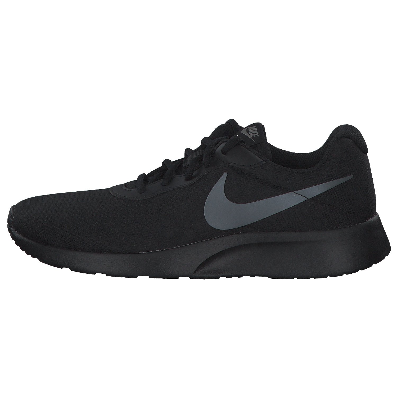 Nike Tanjun Refine DR4495, Sneakers, Damen, black/cool grey-volt-flat pewt