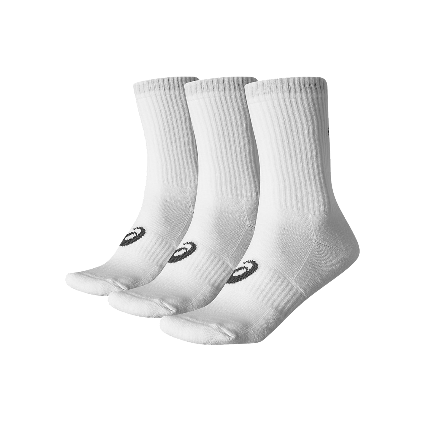 Asics 6er Pack Crew Sock Socken Weiss F0001