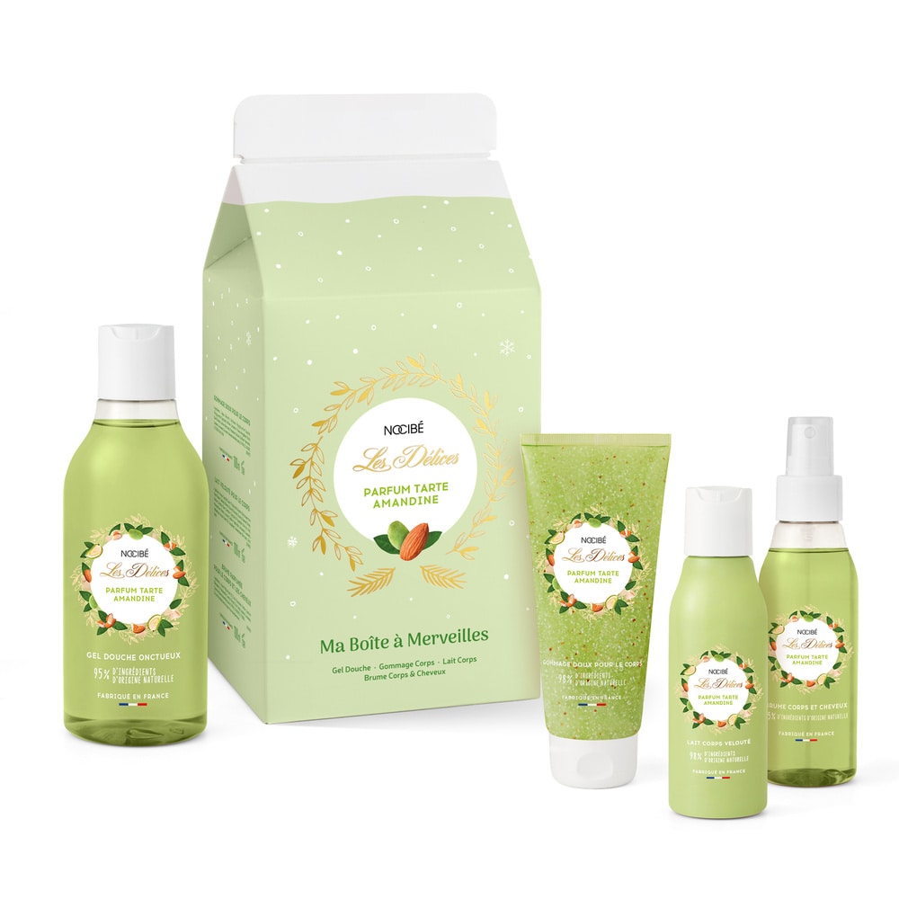 Nocibé Les Délices – Ma Boîte à Merveilles Coffret Bain Tarte Amandine