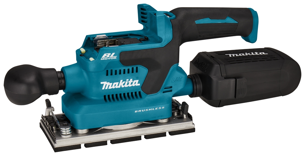 Makita DBO380Z akkus excentercsiszoló 18V akkumulátorok és töltő nélkül